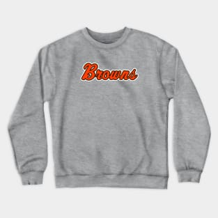 Browns Football Script Crewneck Sweatshirt